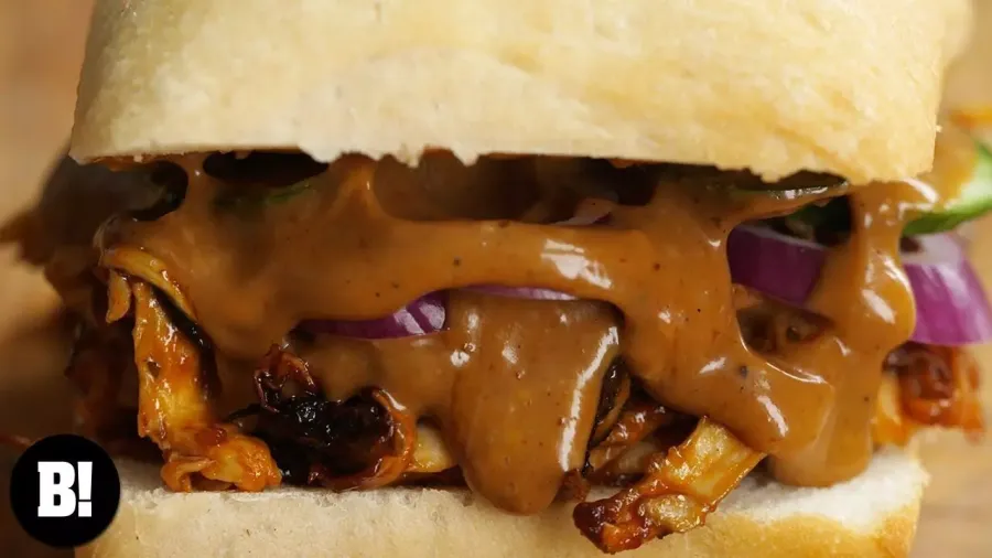 Vegan Pulled 'Pork' Sandwich Bosh TV