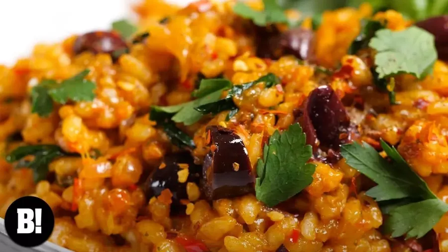 Vegan Puttanesca Risotto Bosh TV
