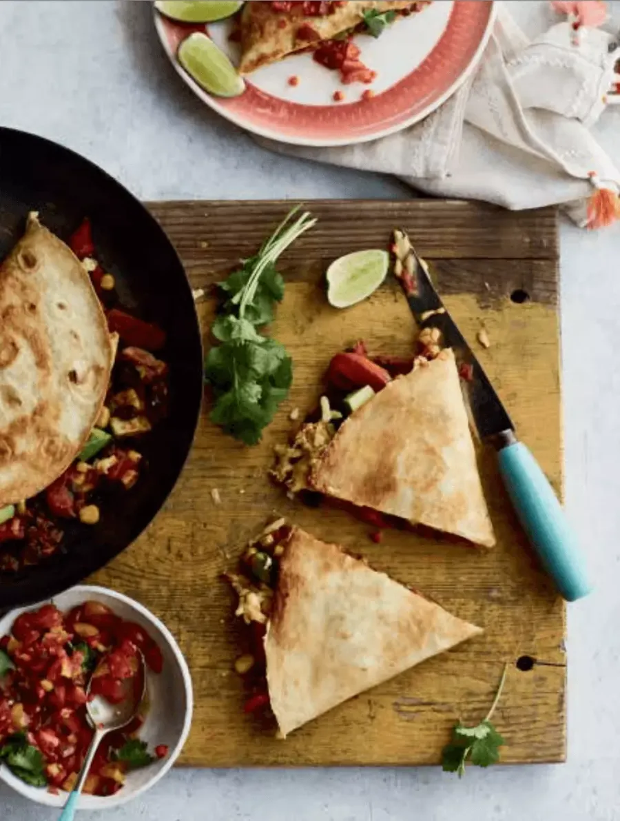 Vegan Quick Quesadilla  Bosh TV