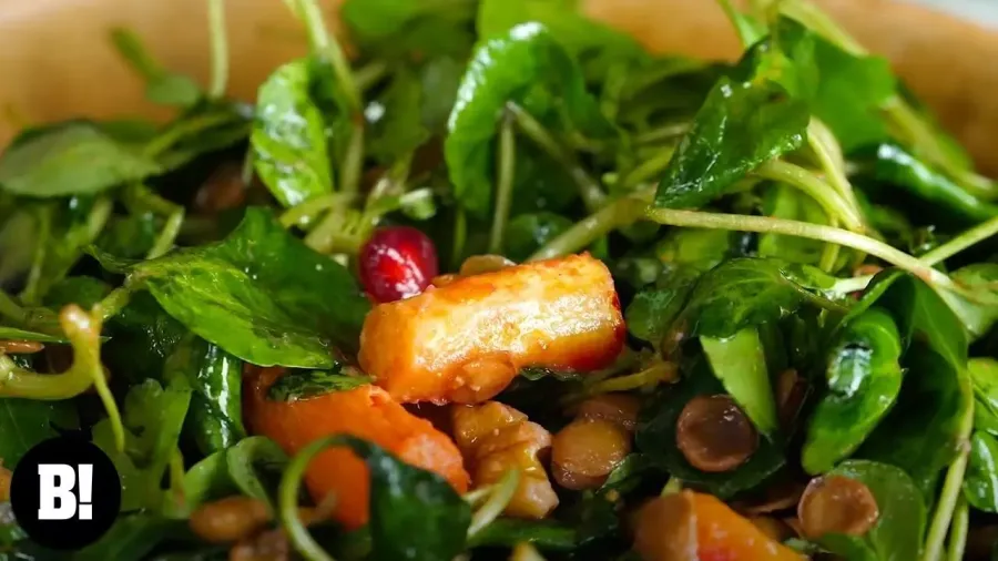 Vegan Roast Veggie & Lentil Salad Bosh TV