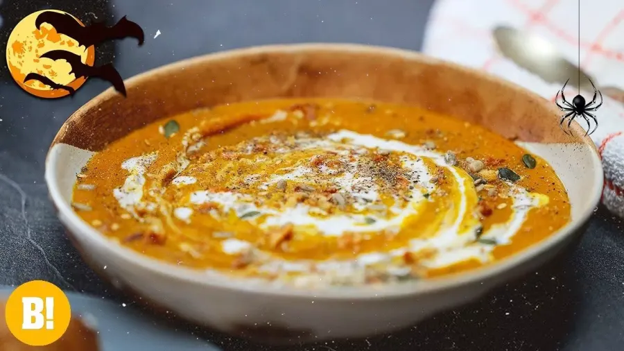 Vegan Roasted Pumpkin Soup Bosh TV