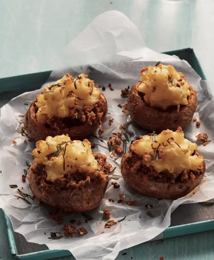 Vegan Shepherd's Jacket Potatoes  Bosh TV