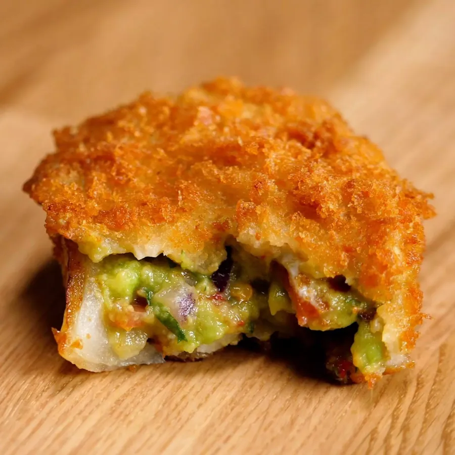 Vegan Spicy Guacamole Onion Rings Bosh TV