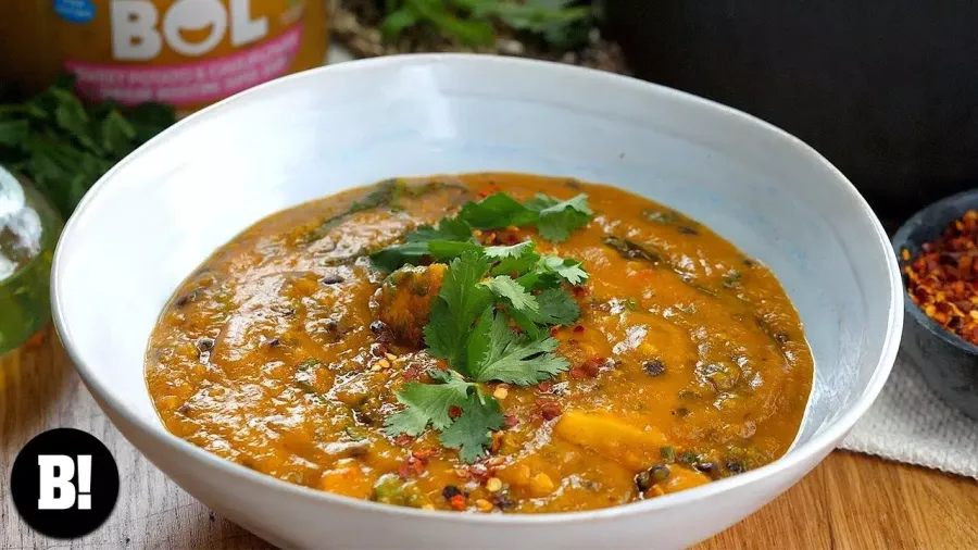 Vegan Sweet Potato Cauli Soup Bosh TV