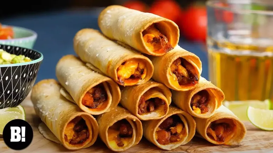 Vegan Tasty 'Chicken' Taquitos  Bosh TV