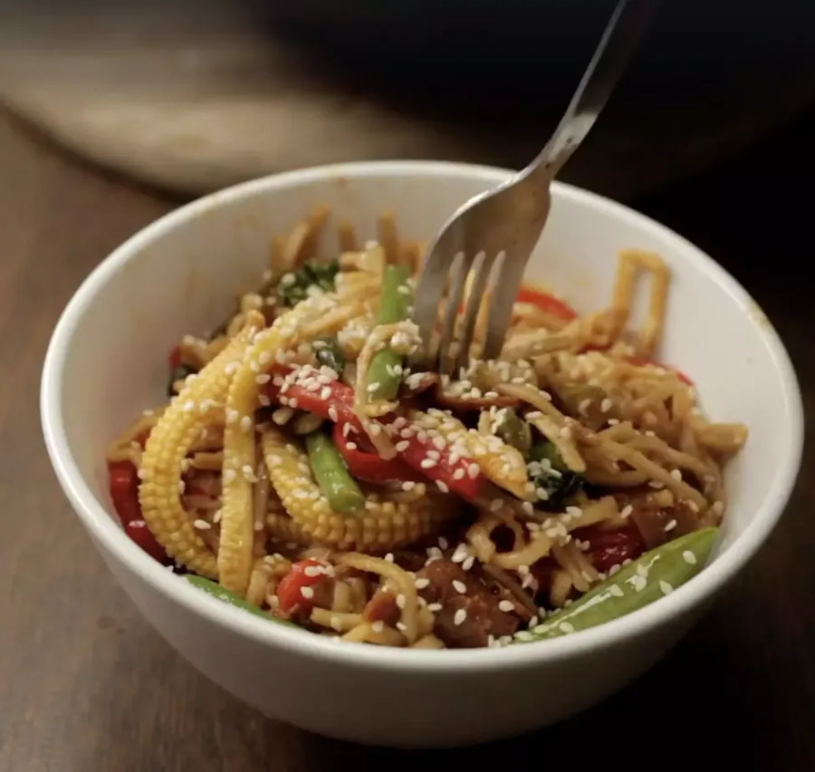 Vegan Ten Veg Hoisin Noodles Bosh TV
