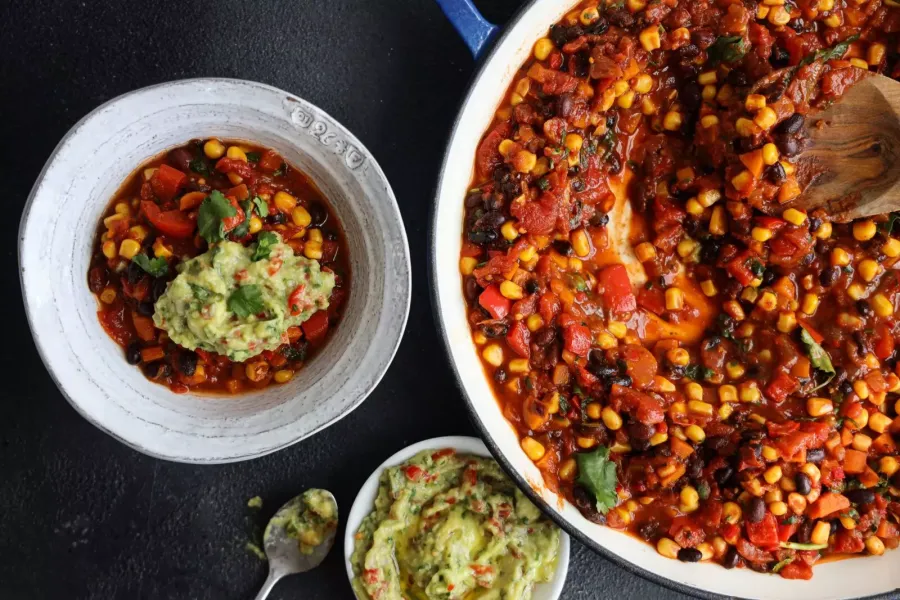 Vegan Tex Mex Soup Bosh TV