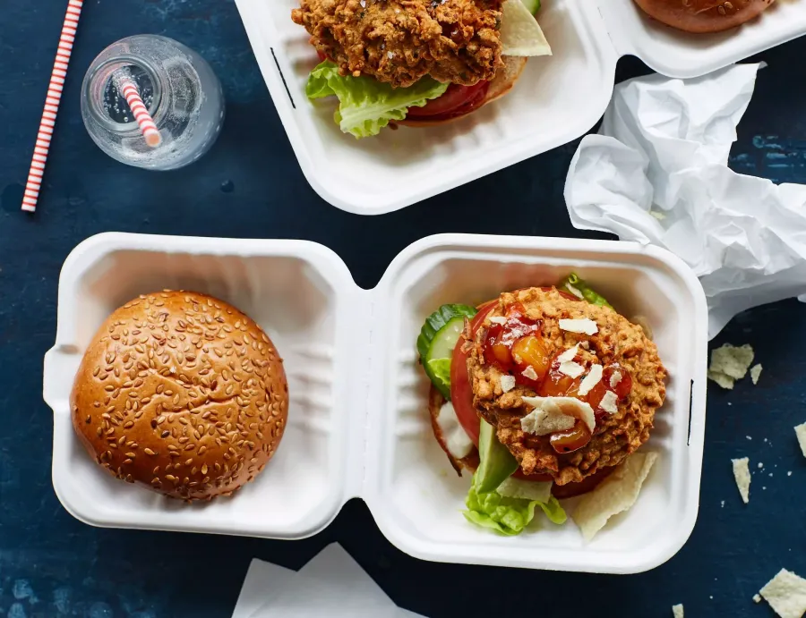 Vegan The Big Bhaji Burger Bosh TV