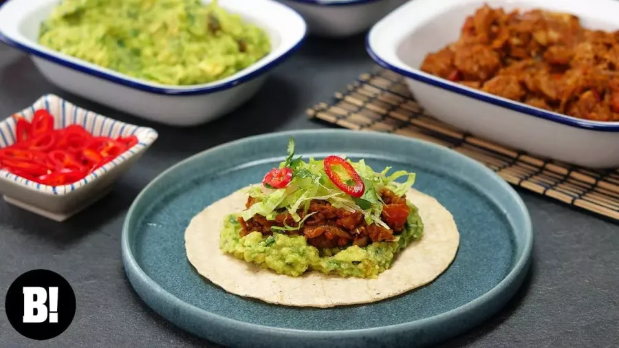 Vegan Tinga Tempeh Tacos Bosh TV