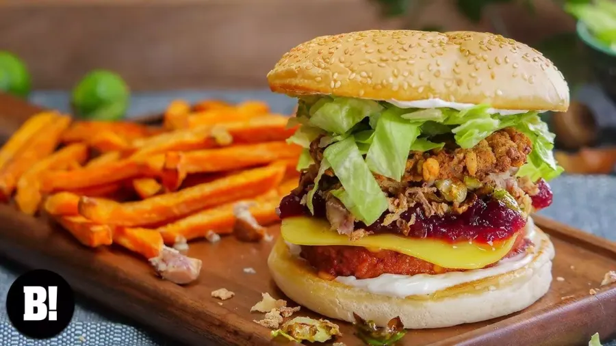 Vegan Ultimate Christmas Burger Bosh TV