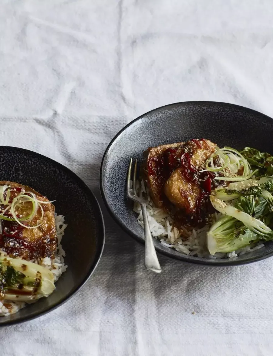 Vegan Vietnamese Sticky Tofu Bosh TV