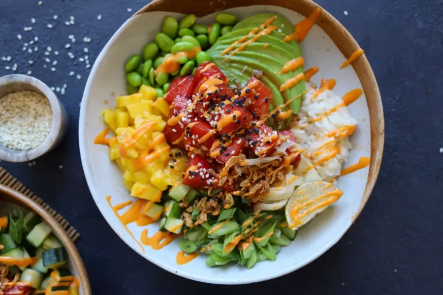 Vegan Watermelon Poke Bowl Bosh TV