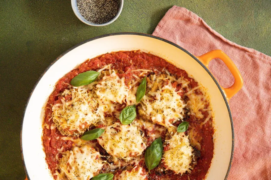 Vegan 'Chicken' Parmigiana BOSHTV