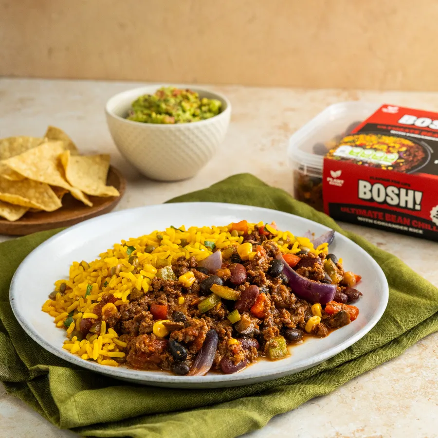 BOSH! Ultimate Bean Chilli Lifestyle Shot