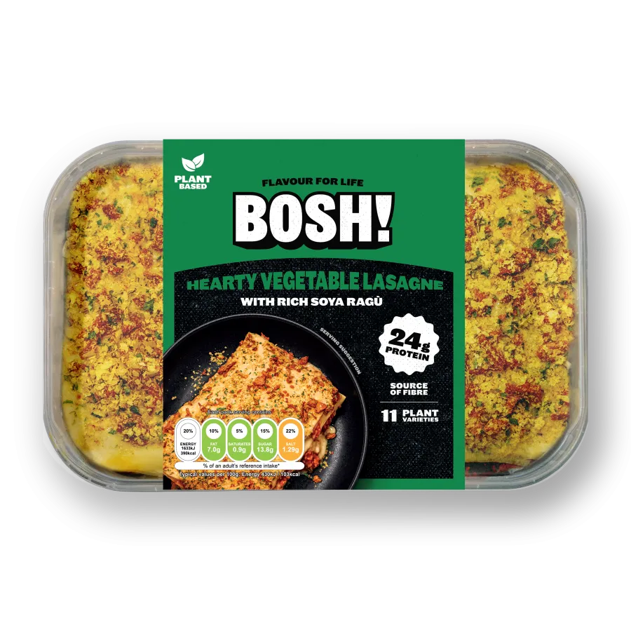 BOSH! Hearty Vegetable Lasagne