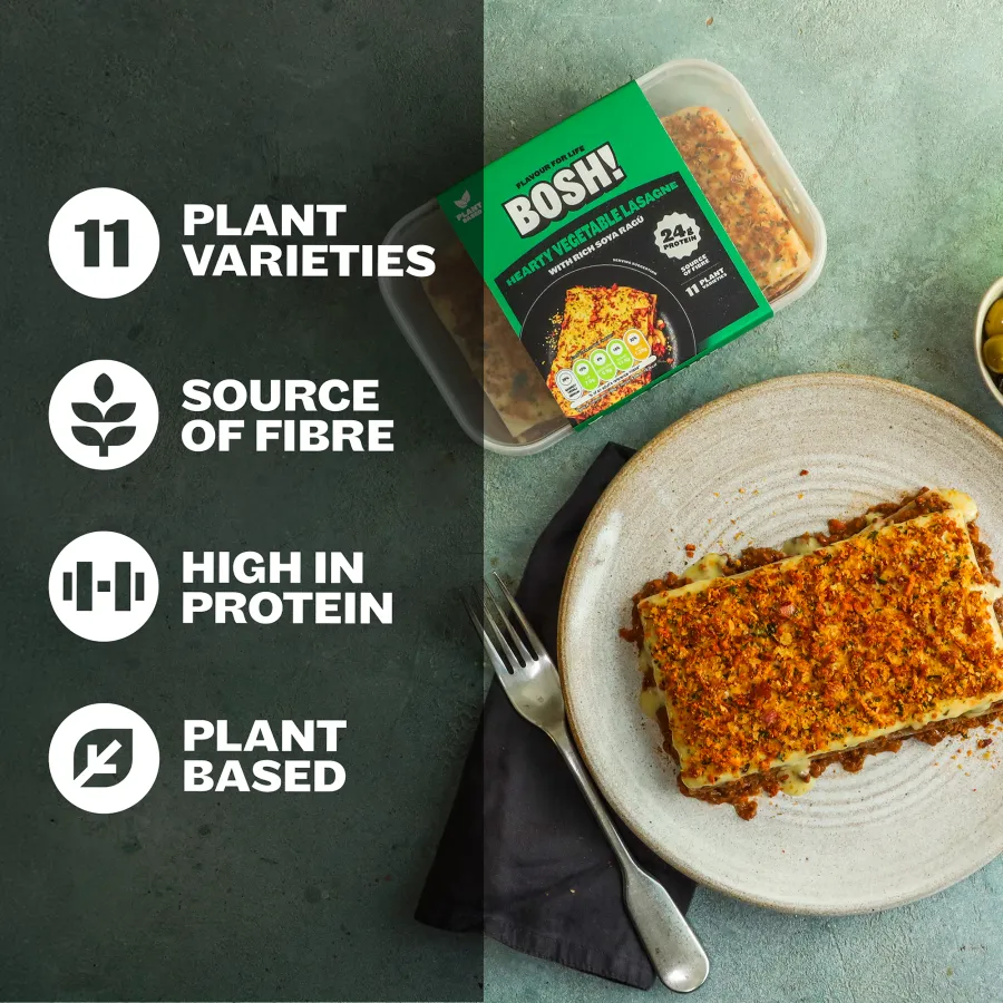 BOSH! Hearty Vegetable Lasagne Highlights