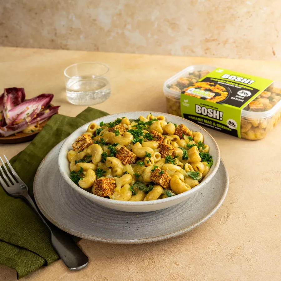 BOSH! Creamy Mac & Greens Lifestyle Shot