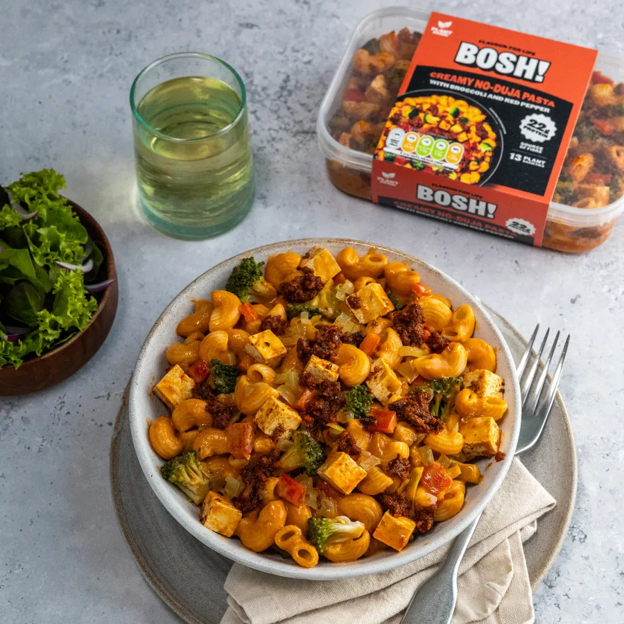 BOSH! Creamy Noduja Pasta Lifestyle Shot