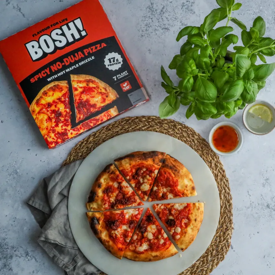 BOSH! No-Duja Pizza Lifestyle Shot