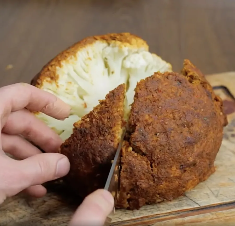 Curry Crusted Cauliflower