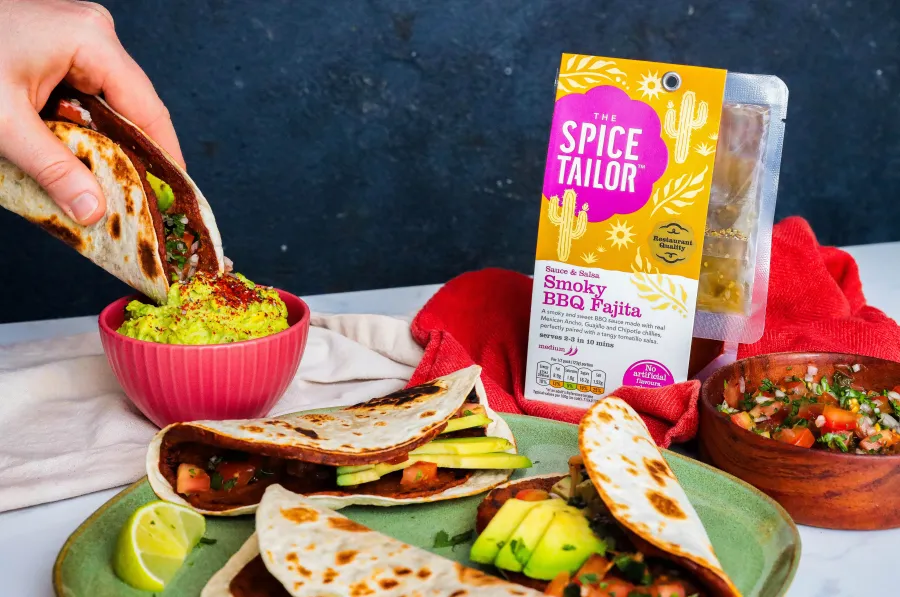 Smashed Chickpea Tacos - The Spice Tailor