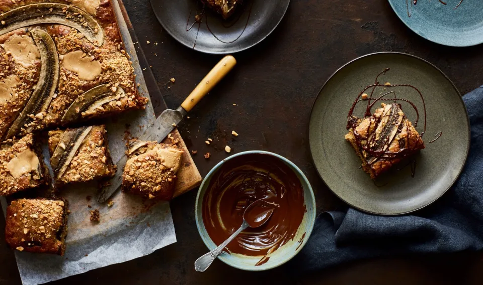 YOU Magazine X BOSH! Banana Bread Blondies